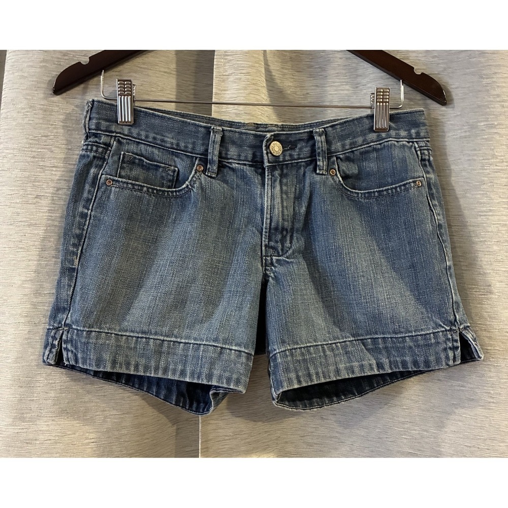Y2K era low rise low waist micro jean shorts Old Navy Size 4 Festival